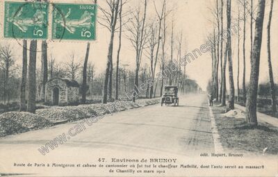 Carte postale ancienne Foret de Senart — Montgeron (Essonne)