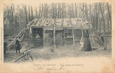 Carte postale ancienne Foret de Senart — Montgeron (Essonne)