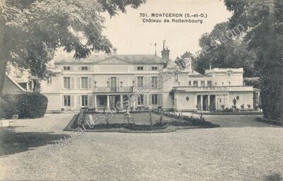 Carte postale ancienne Château de Rottembourg — Montgeron (Essonne)