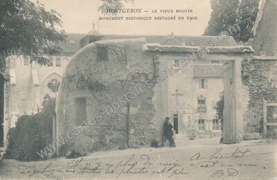 Carte postale ancienne Le Vieux Moulin — Montgeron (Essonne)