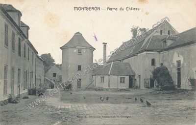 Carte postale ancienne Ferme du Château — Montgeron (Essonne)