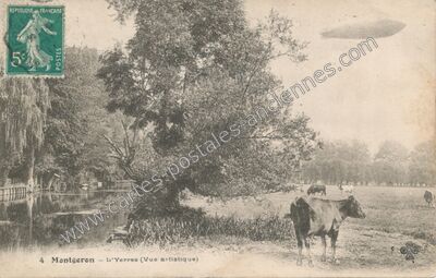 Carte postale ancienne L'Yerres (Vue artistique) — Montgeron (Essonne)