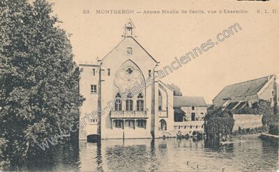 Carte postale ancienne Ancien Moulin de Senlis, vue d'Ensemble — Montgeron (Essonne)