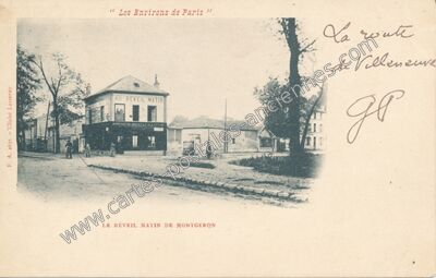 Carte postale ancienne Le Réveil Matin — Montgeron (Essonne)