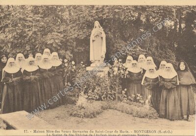 Carte postale ancienne Maison Mère des Sœurs Servantes du Saint-Cœur de Marie — Montgeron (Essonne)