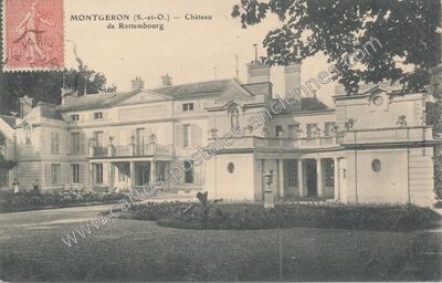 Carte postale ancienne Château de Rottembourg — Montgeron (Essonne)