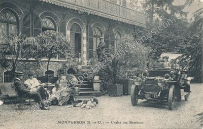 Carte postale ancienne Chalet des Bambous — Montgeron (Essonne)