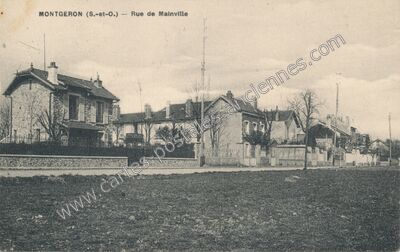 Carte postale ancienne Rue de Mainville — Montgeron (Essonne)