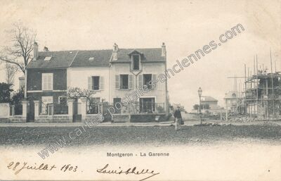 Carte postale ancienne La Garenne — Montgeron (Essonne)