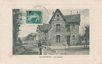 Carte postale ancienne Clos Galand — Montgeron (Essonne)