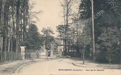 Carte postale ancienne Rue de la Vénerle — Montgeron (Essonne)