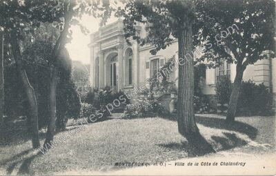 Carte postale ancienne Villa de la Côte de Chalandray — Montgeron (Essonne)