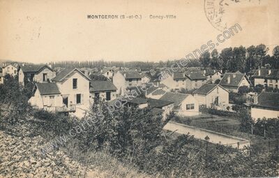 Carte postale ancienne Concy-Ville — Montgeron (Essonne)