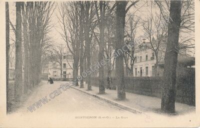 Carte postale ancienne La Gare — Montgeron (Essonne)