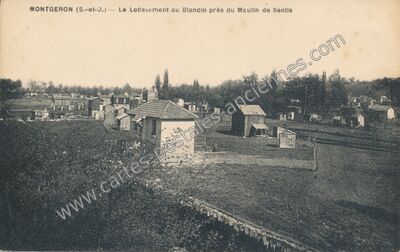 Carte postale ancienne Le Lotissement du Blandin près du Moulin de Senlis — Montgeron (Essonne)