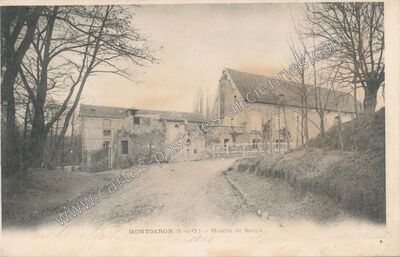 Carte postale ancienne Moulin de Senlis — Montgeron (Essonne)