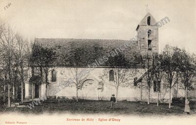 Carte postale ancienne Oncy — Oncy-sur-École (Essonne)