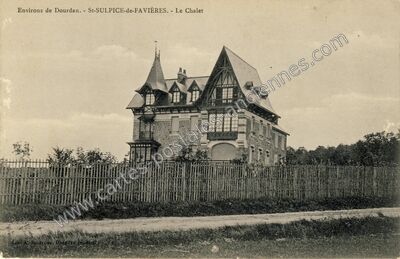 Carte postale ancienne Le Chalet — Saint-Sulpice-de-Favières (Essonne)