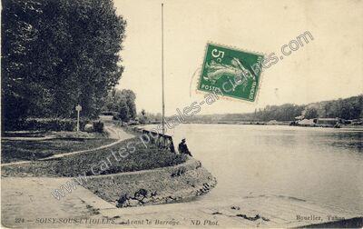 Carte postale ancienne Soisy sous Etiolles — Soisy-sur-Seine (Essonne)