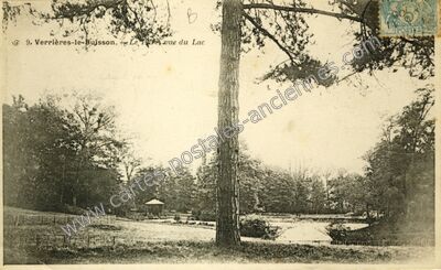Carte postale ancienne Le T... vue du Lac — Verrières-le-Buisson (Essonne)