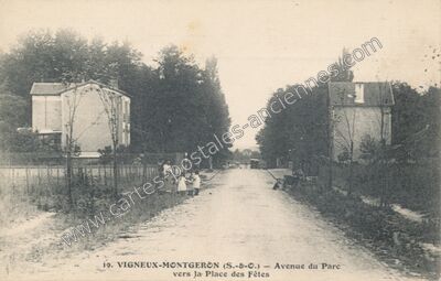 Carte postale ancienne Vigneux Montgeron — Vigneux-sur-Seine (Essonne)
