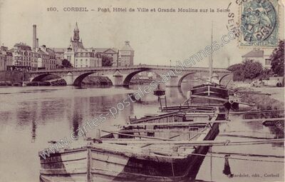 Carte postale ancienne Corbeil — Corbeil-Essonnes (Essonne)