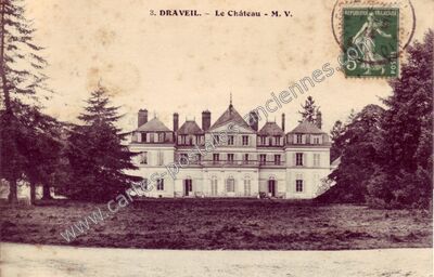 Carte postale ancienne Chateau de Draveil — Draveil (Essonne)