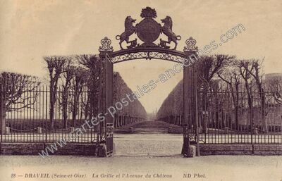 Carte postale ancienne Chateau de Draveil — Draveil (Essonne)