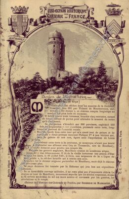 Carte postale ancienne Donjon de Montlhéry — Montlhéry (Essonne)