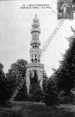 Carte postale ancienne Château de Chilly. - La Tour — Chilly-Mazarin (Essonne)
