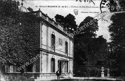Carte postale ancienne Château du Bel-Abord — Chilly-Mazarin (Essonne)