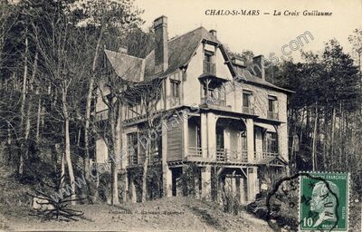 Carte postale ancienne La Croix Guillaume — Chalo-Saint-Mars (Essonne)