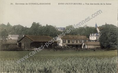 Carte postale ancienne Evry Petit Bourg — Evry (Essonne)