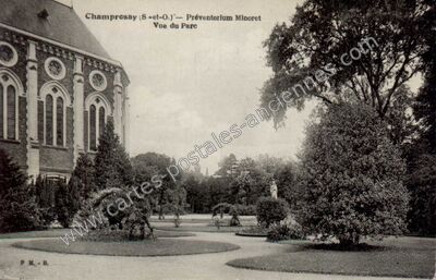 Carte postale ancienne Champrosay — Draveil (Essonne)