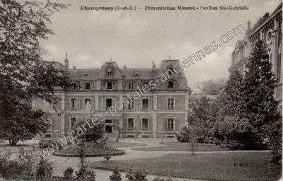 Carte postale ancienne Champrosay — Draveil (Essonne)