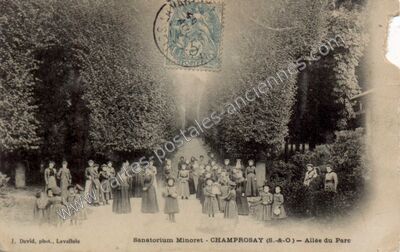 Carte postale ancienne Champrosay — Draveil (Essonne)