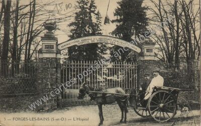 Carte postale ancienne Hôpital de Forges les Bains — Forges-les-Bains (Essonne)
