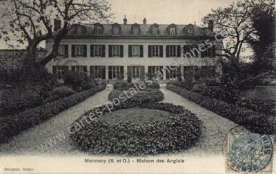Carte postale ancienne Maison des Anglais — Mennecy (Essonne)
