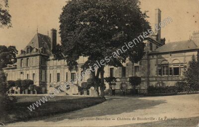 Carte postale ancienne Château de Banderville - La Façade — Saint-Cyr-sous-Dourdan (Essonne)