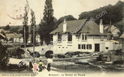 Carte postale ancienne Boncourt — Delle (Territoire de Belfort)