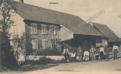 Carte postale ancienne Meroux — Meroux-Moval (Territoire de Belfort)