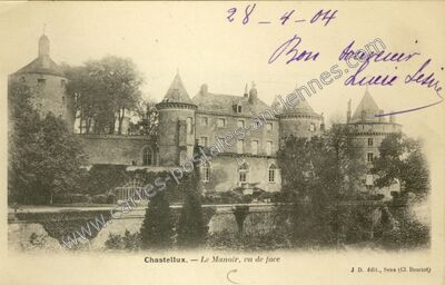 Carte postale ancienne Chastellux — Chastellux-sur-Cure (Yonne)