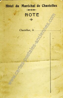 Carte postale ancienne Chastellux — Chastellux-sur-Cure (Yonne)