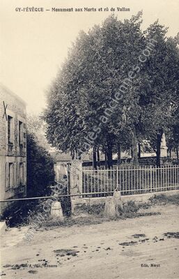 Carte postale ancienne Gy l'Eveque — Gisy-les-Nobles (Yonne)