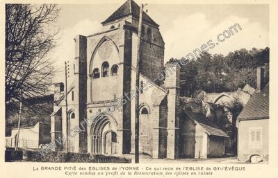 Carte postale ancienne Gy l'Eveque — Gy-l'Évêque (Yonne)