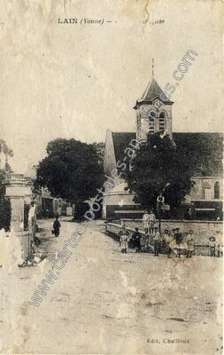 Carte postale ancienne D'use — Lain (Yonne)