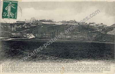 Carte postale ancienne Mailly-le-Château