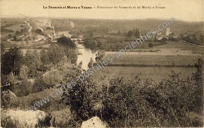 Carte postale ancienne Merry-sur-Yonne