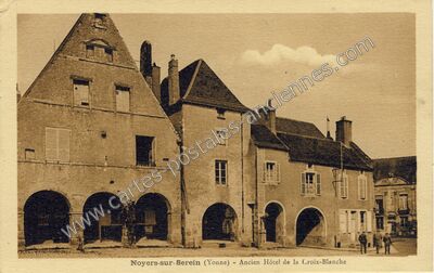 Carte postale ancienne Noyers sur Serein — Noyers (Yonne)
