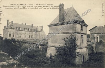 Carte postale ancienne Chateau de Passy — Passy (Yonne)